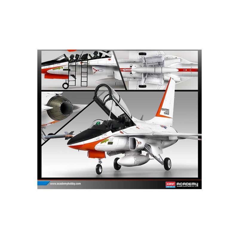 Maquette d'avion en plastique T-50 ADVA. TRAINER ROK AF 1/48