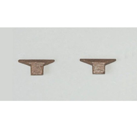 Accastillage de bateau Taquet en noyer 12x6mm Accastillage de bateau Taquet en noyer 12x6mm