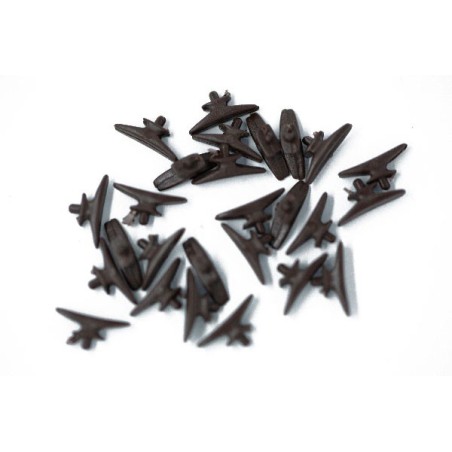 Accastillage de bateau Taquet en plastique 12mm (25pcs)