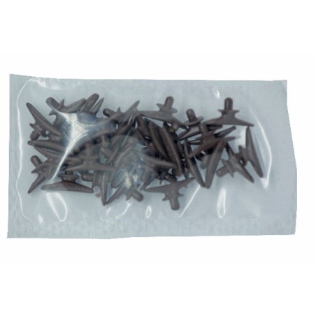 Accastillage de bateau Taquet en plastique 9mm (30pcs)