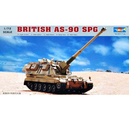 British AS-90 SPG plastic tank model | Scientific-MHD
