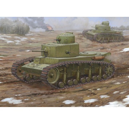 SOVIET PLASTIC CHARQUET T-12 MEDIUM 1/35 | Scientific-MHD