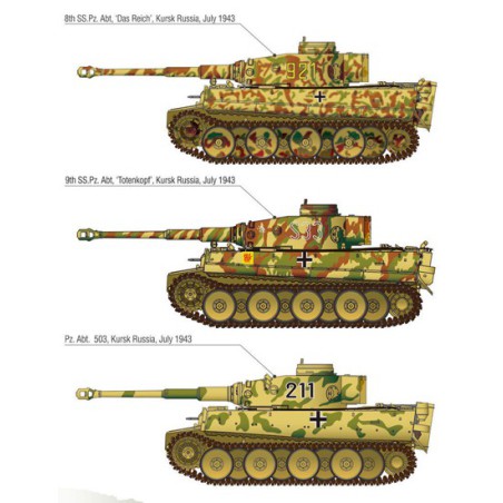 Tiger I betrieben Plastiktankmodell. Zitadelle 1/35 | Scientific-MHD