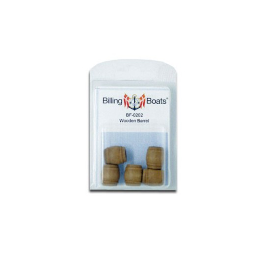 Accastillage de bateau Tonneau en bois 15x17mm (5pcs) Accastillage de bateau Tonneau en bois 15x17mm (5pcs)