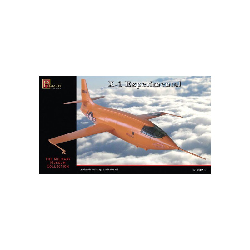 Maquette d'avion en plastique Bell X1 Supersonic Rocket 1/18