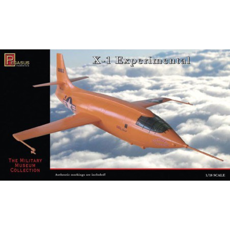 Bell X1 Überschallrakete 1/18 Plastikflugzeugmodell | Scientific-MHD