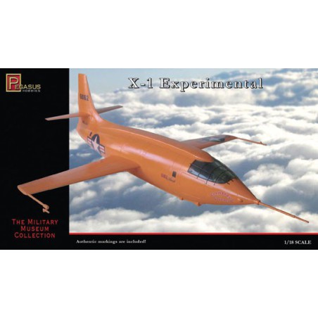 Maquette d'avion en plastique Bell X1 Supersonic Rocket 1/18