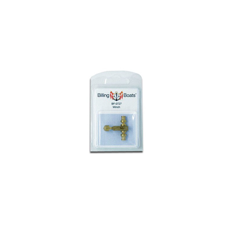 Accastillage de bateau Treuil en laiton 33x33mm (1pc)