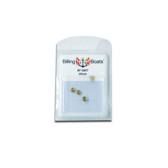 Accastillage de bateau Treuil en laiton 6x4,8mm (4pcs) Accastillage de bateau Treuil en laiton 6x4,8mm (4pcs)
