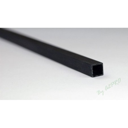 Kohlenstoff/quadratisches Kohlenstoffmaterial 3,0/4,0 mm 1 Meter lang | Scientific-MHD