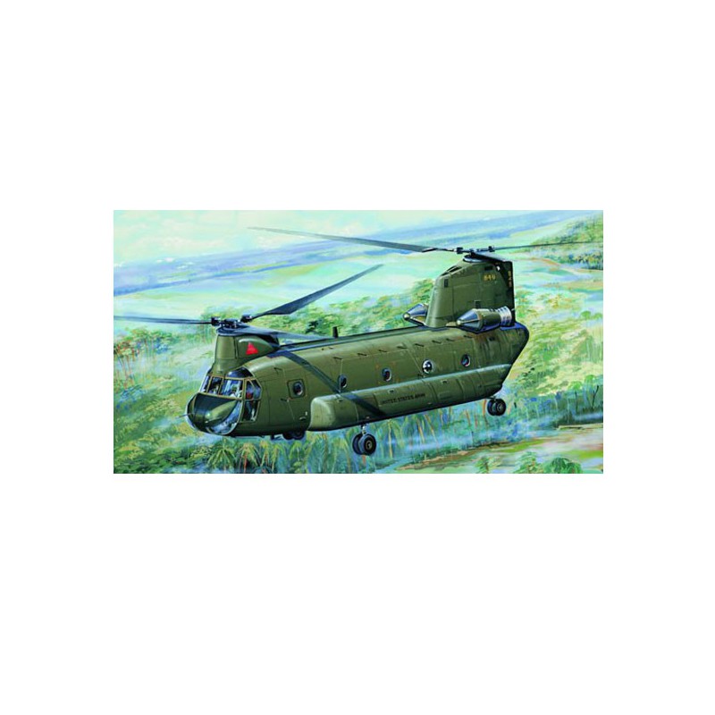 Maquette d'hélicoptère en plastique CH-47A CHINOOK