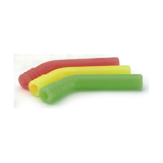 Accessoires pour voiture radiocommandée SILICONE ECHAPP.ROUGE 1/10