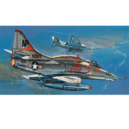 A-4E/F Skyhawk 1/32 plastic plane model | Scientific-MHD