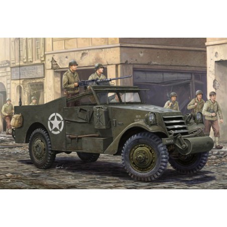 Plastic tank model U.S. M3A1 White Scout Car 1/35 | Scientific-MHD