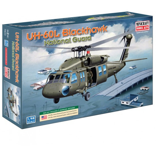 Maquette d'hélicoptère en plastique UH-60L Blackhawk 1/48