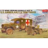 US Dodge & Tractor 1/72 Plastik -LKW -Modell | Scientific-MHD