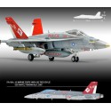 Maquette d'avion en plastique USMC F/A 18A+ VMFA-232 Red Devils 1/72