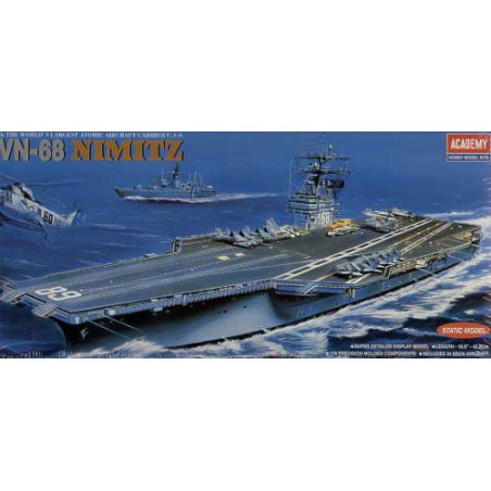 USS plastic boat model Nimitz1/800 | Scientific-MHD