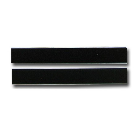Accessoire embarqué Velcro autocollant noir 25mm x 20cm