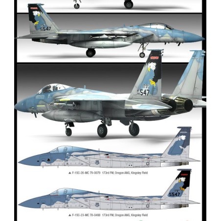 F-15C MSIP II 1/72 plastic plane model | Scientific-MHD