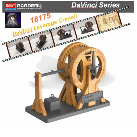 Maquette plastique éducative Da Vinci Leverage Crane