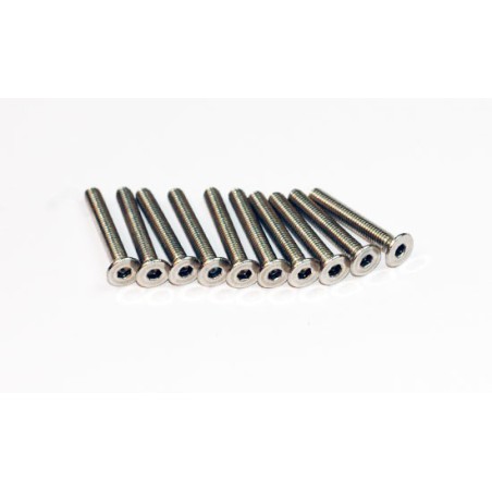 Visserie Vis BTR TF stainless steel m3x16 (10 pieces) | Scientific-MHD