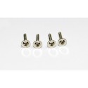 Servos for radiocomane fixing screws M2X12 (10 pcs) | Scientific-MHD