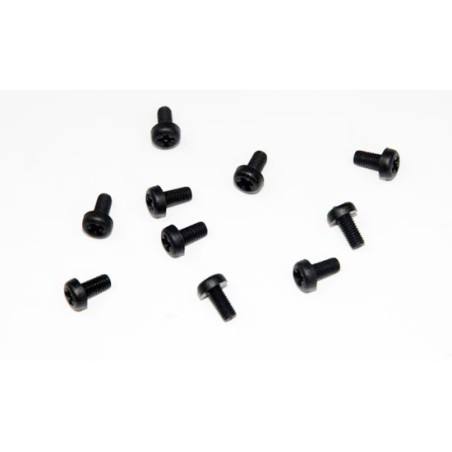 Visserie Vis TC nylon noire M3x6 (10 pcs)