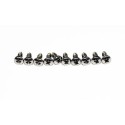 Visserie screw tole stainless steel spur head pozi m2.2x13 (10 pcs) | Scientific-MHD