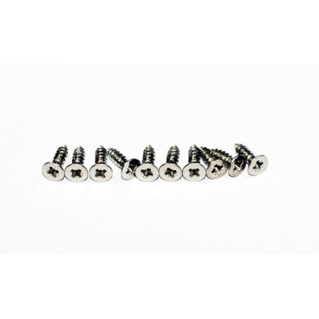 Visserie screw tole stainless steel Fullated head pozi M2.2x16 (10 pcs) | Scientific-MHD