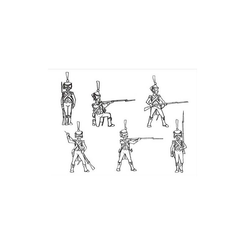 Figurine Voltigeurs Français 1/32 Figurine Voltigeurs Français 1/32