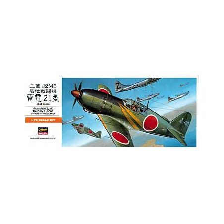 J2M3 Raiden Plastic Plane Model (Jack) (A5) 1/72 | Scientific-MHD