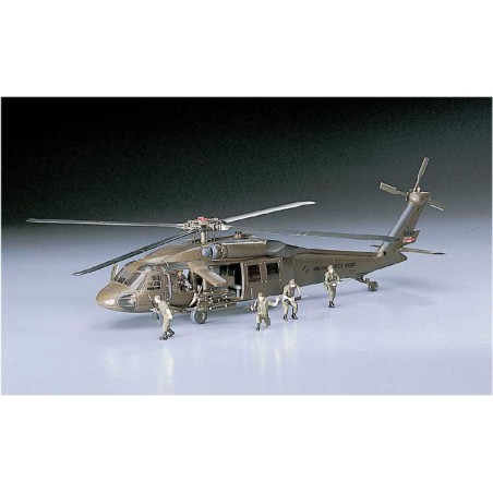 Maquette d'hélicoptère en plastique UH-60A BLACK HAWK (D3) 1/72