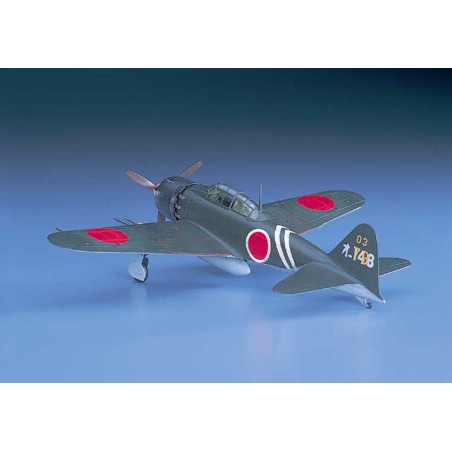 Maquette d'avion en plastique A6M5C ZERO 52 Hei (D23) 1/72