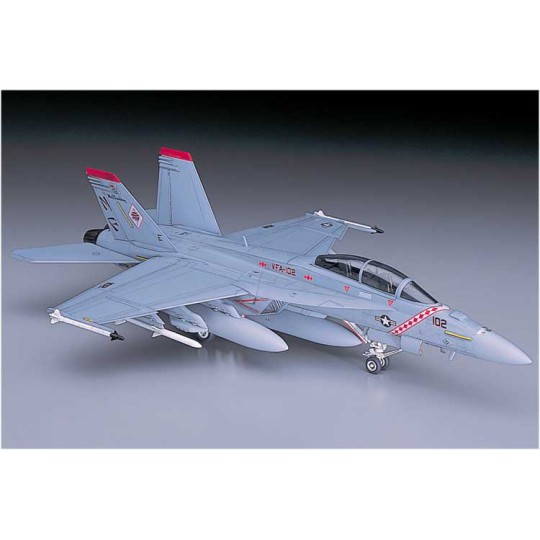 Maquette d'avion en plastique F/A-18F Super Hornet (E18)1/72 Maquette d'avion en plastique F/A-18F Super Hornet (E18)1/72