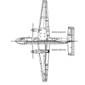 Maquette d'avion en plastique E-2C HAWKEYE J.A.S.D.F. 1/72