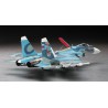 Maquette d'avion en plastique Su-33 FLANKER D 1/72