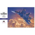 Maquette d'avion en plastique Su-33 FLANKER D 1/72