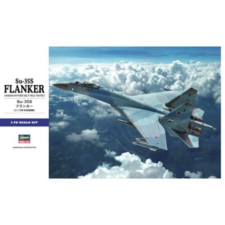 SU-35S FLANKER 1/72 plastic plane model | Scientific-MHD