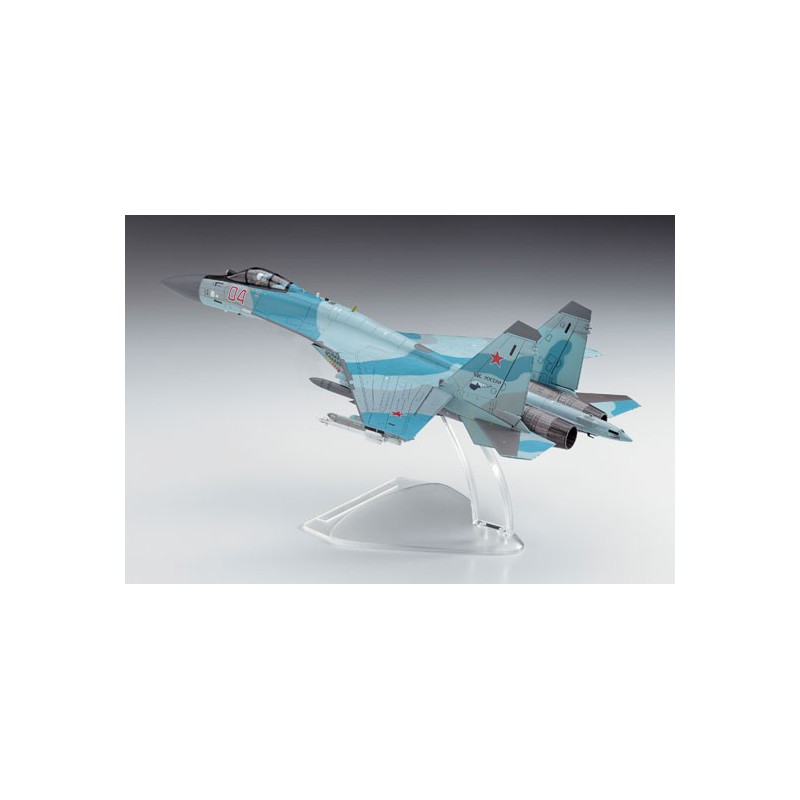 Maquette d'avion en plastique Su-35S Flanker 1/72