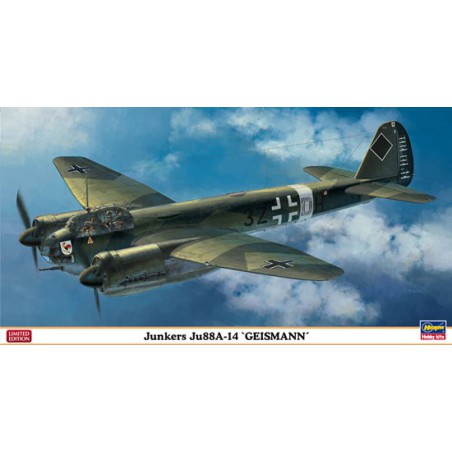 Maquette d'avion en plastique Ju88A-14 GEISMANN 1/72