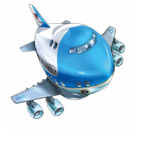 Maquette d'avion en plastique VC-25 Egg Plane