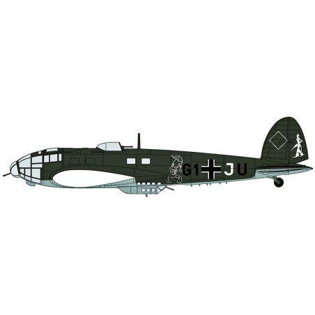 Maquette d'avion en plastique He111P/H KG55 1/72