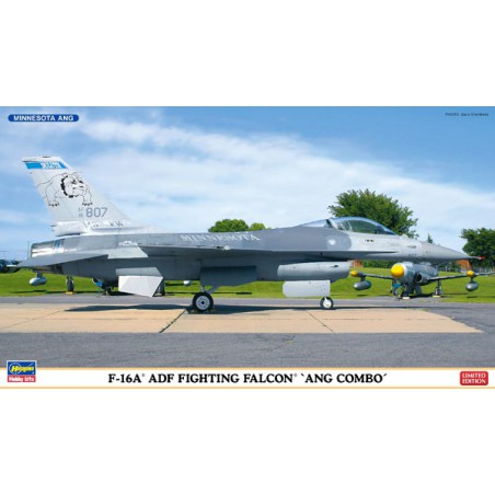 Maquette d'avion en plastique F-16A ADF ANG COMBO 1/72