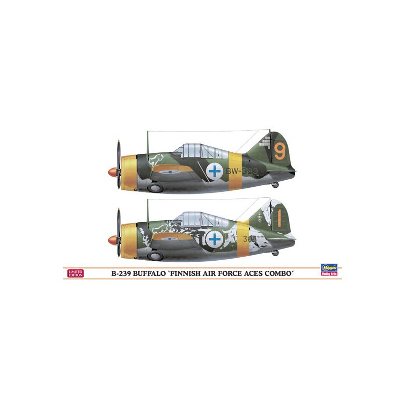 Maquette d'avion en plastique Combo B-239 BUFFALO FINNISH AF