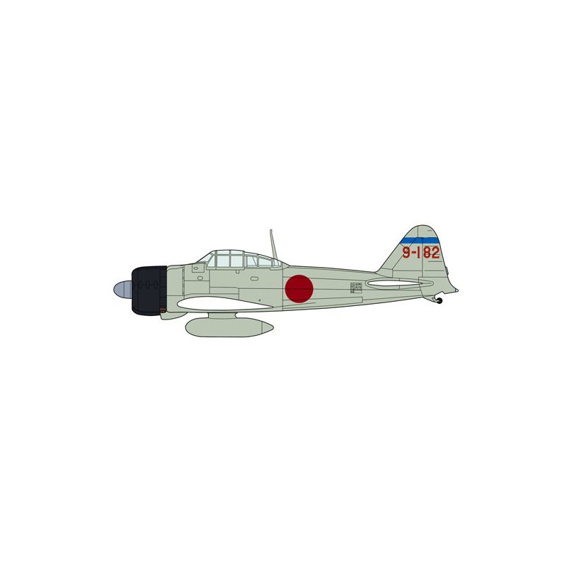 Maquette d'avion en plastique Combo A6M2a ZERO 1/72