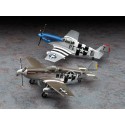 Maquette d'avion en plastique Combo P-51B D DAY 1/72