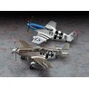 Maquette d'avion en plastique Combo P-51B D DAY 1/72