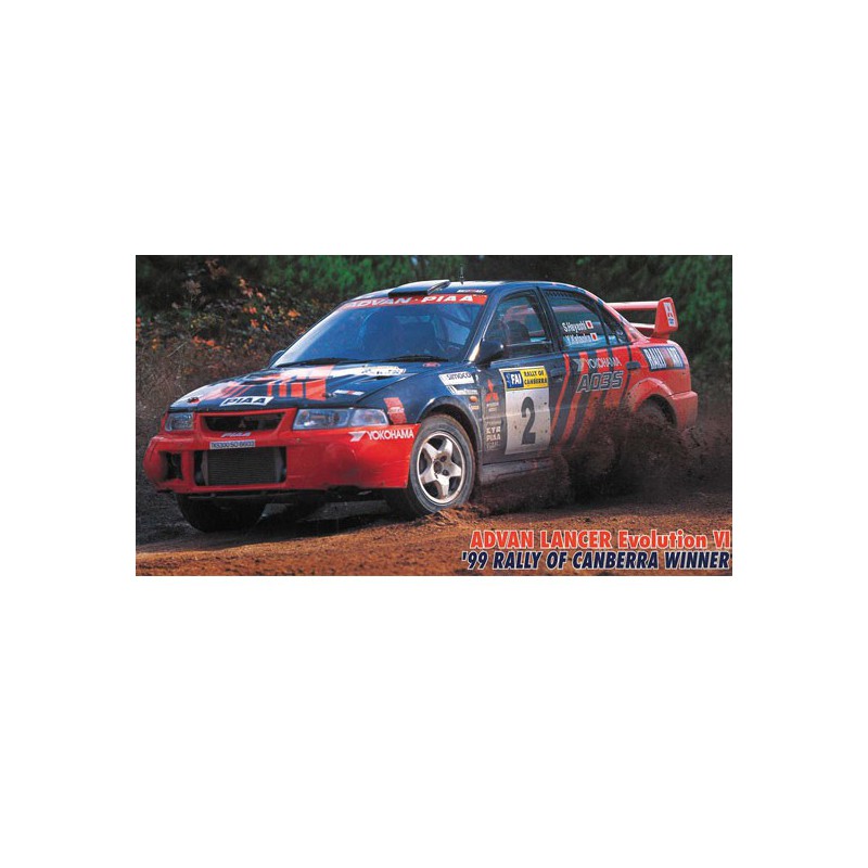 Maquette de voiture en plastique ADVAN LANCER EVOLUTION VI'99 1/24