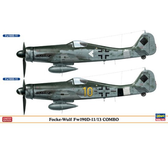 Maquette d'avion en plastique Combo FW190D-11/13 1/72 Maquette d'avion en plastique Combo FW190D-11/13 1/72